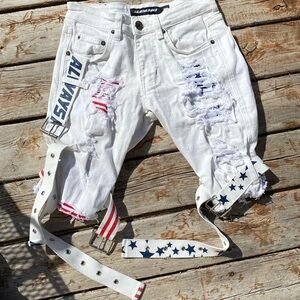 American jean shorts